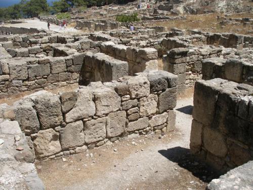 A normal house in the ruins of Ancient Kamiros, part of our private tours