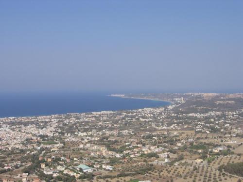 Filerimos hill panoramic view in Rhodes island