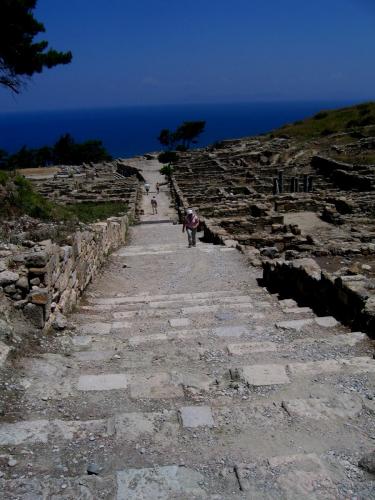 Ancient kamiros panoramic view, part of our private tours